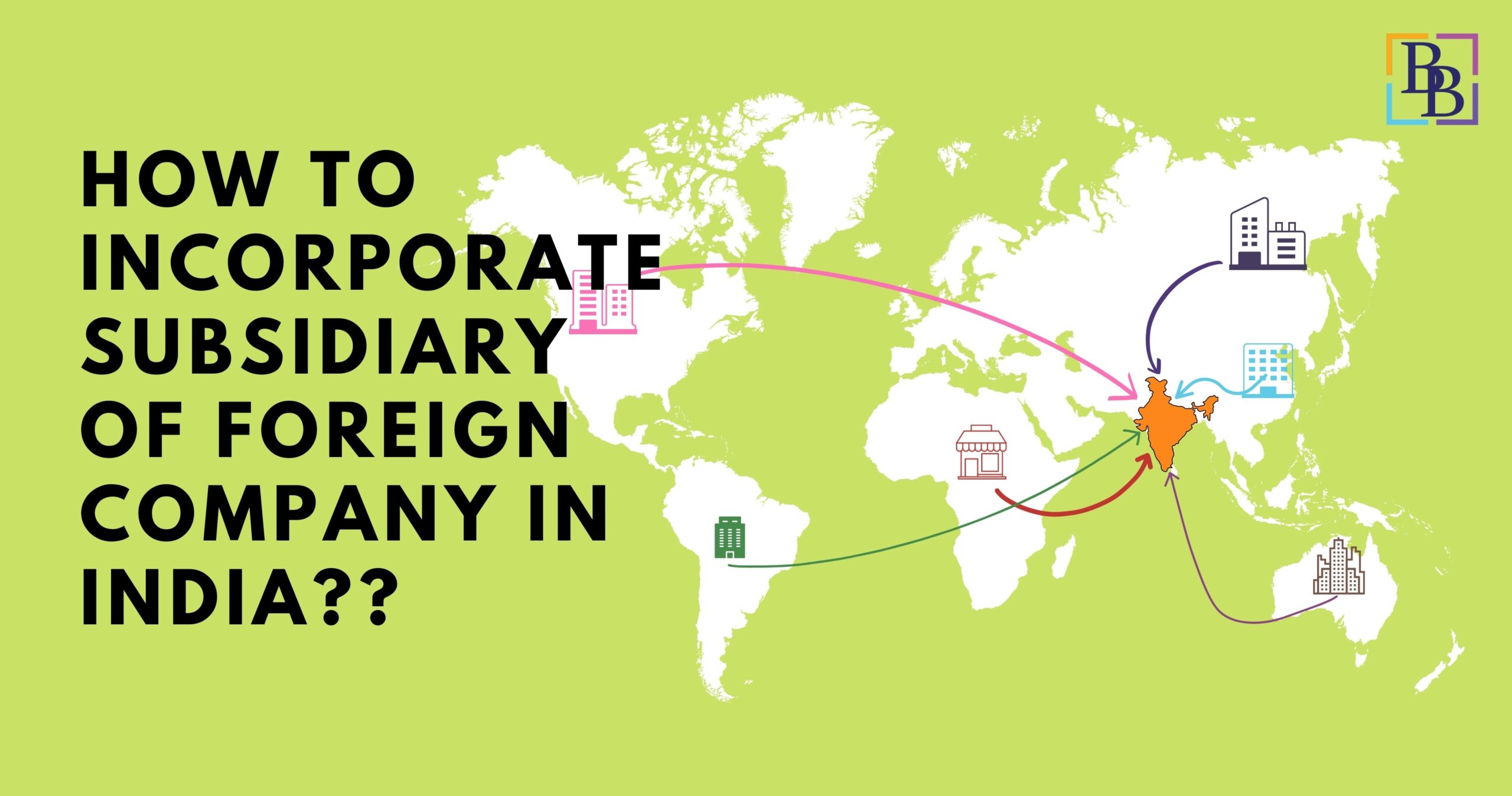 How to Incorporate a subsidiary of foreign company in India